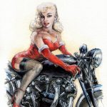 Diana Dors and Vincent - Christmas Card