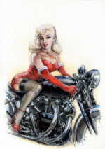 Diana Dors and Vincent - Christmas Card