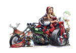Isaiah Fartwell and Trike - Christmas Card