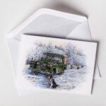 Series II with Collie in the Snow - Christmas Card - Image 2