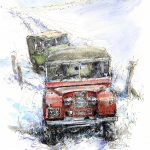 Series Ones in Snow - Christmas Card