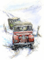 Series Ones in Snow - Christmas Card