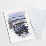 Series One Truck Cab in the Snow - Christmas Card - Image 2