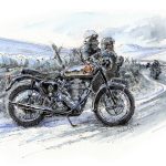 Gold Star at Malham - Christmas Card