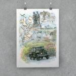 Commando Memorial at Spean Bridge with Series IIA Lightweight - Map - Image 2