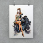 Marlene Dietrich and Harley-Davidson XA - Image 2