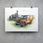 Series One 88in ‘Rommel’ with Steam Engine - Image 2