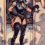 Christmas Kitchen Pinup - Christmas Card