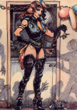 Christmas Kitchen Pinup - Christmas Card