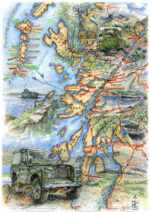 Series III 88in ‘Nasty’ Returns to Northwest Scotland - Map