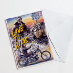 Greetings Cards – Live To Ride – Set of 4 - Image 2