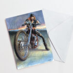 Greetings Cards – Royal Enfield Chopper - Image 2